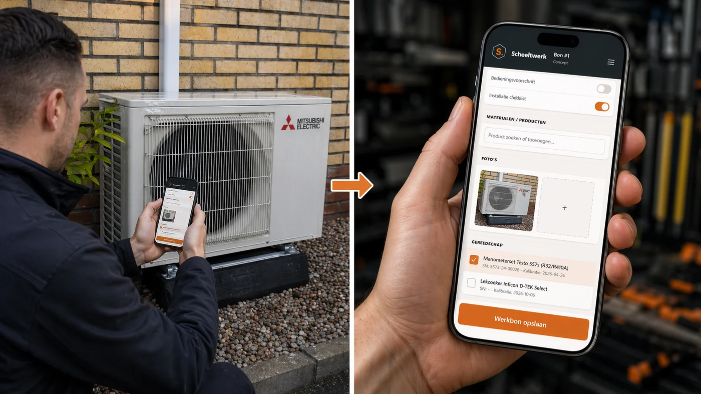 Procesautomatisering — van foto naar werkbon in je systeem